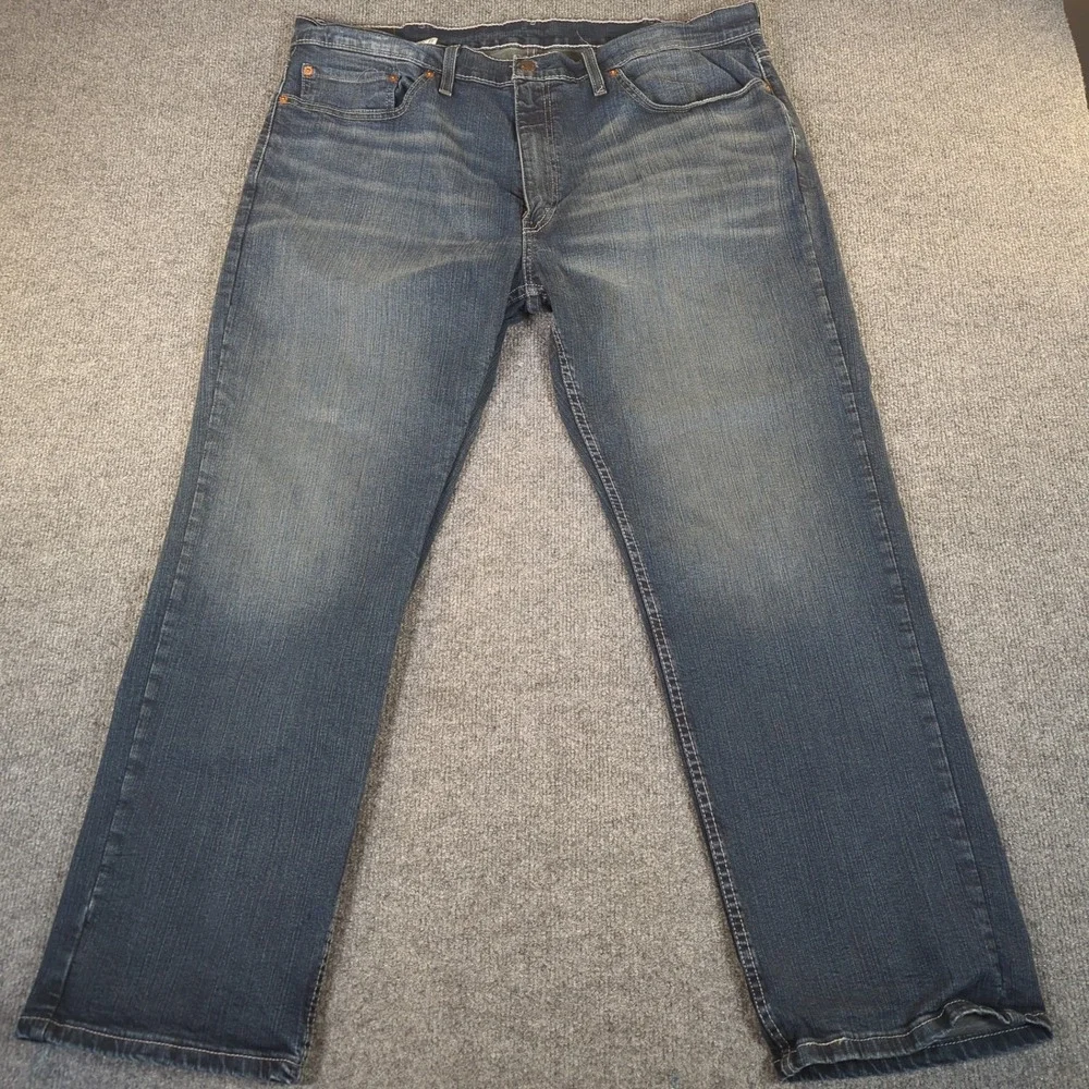 Levis 559 Relaxed Straight Jeans Men 40x30 Blue Denim WaterLess 00559-0463 #2694